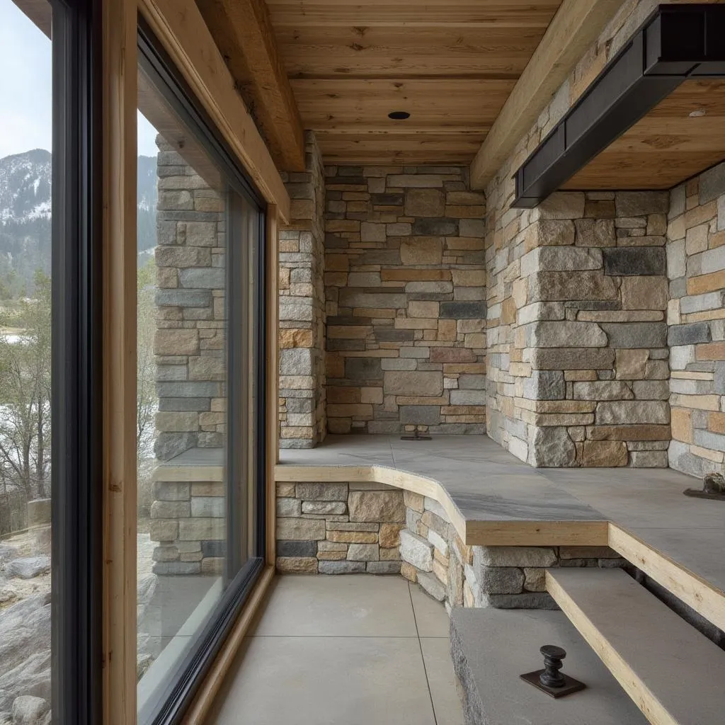Materiales autóctonos en construcción moderna